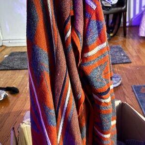 Say What? Striped Knit in Orange and Blue